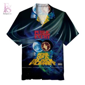 Public Enemy Fear of a Black Planet Album Hawaiian Shirt 1 shown with a bold look and clean finish