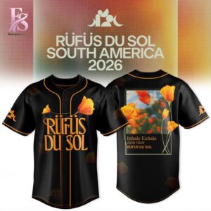 Premium fashion piece highlighted in RUFUS DU SOL Inhale Exhale Collection Limited Tour Drop 2026 Jersey 1 with soft fabric and modern fit