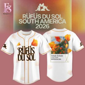 Premium fashion piece highlighted in RUFUS DU SOL Inhale Exhale Collection Limited Tour Drop 2026 Jersey 2 with soft fabric and modern fit