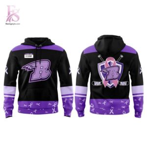 Rapid City Rush Our 2026 Rush Fights Cancer Hoodie 2 highlighting its unique style and everyday comfort