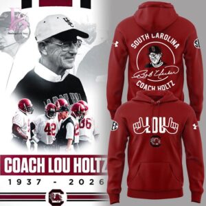 Close-up of Remembering The Life And Legacy Of Lou Holtz T Shirt 2 highlighting smooth finish and modern look.