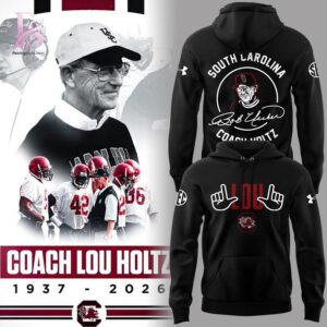 Close-up of Remembering The Life And Legacy Of Lou Holtz T Shirt 3 highlighting smooth finish and modern look.