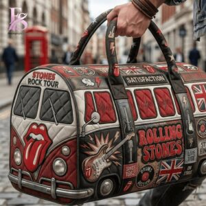 Elegant everyday fashion essential presented in Rolling Stone Quilted Duffle Bag 2 suitable for relaxed and smart casual outfits