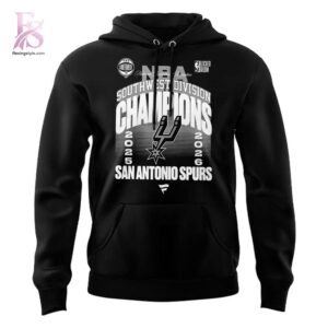 Stylish San Antonio Spurs 2026 Southwest Division Champions Hoodie 2 product with modern design and comfortable fit