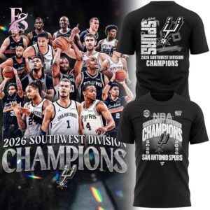 Stylish San Antonio Spurs 2026 Southwest Division Champions Hoodie 4 product with modern design and comfortable fit