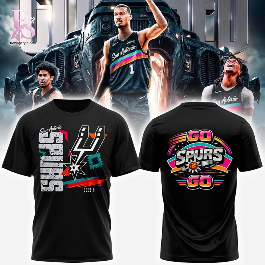 San Antonio Spurs Men 2026 NBA Playoffs Shirt 1 highlighting its unique style and everyday comfort