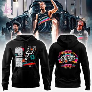 San Antonio Spurs Men 2026 NBA Playoffs Shirt 4 highlighting its unique style and everyday comfort