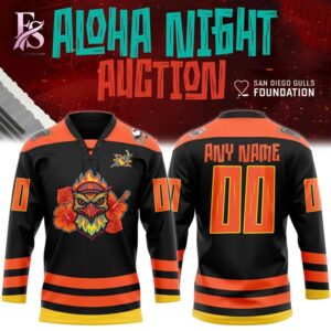San Diego Gulls Aloha Night 2026 Hockey Jersey 1 1 crafted for a casual and trendy everyday style