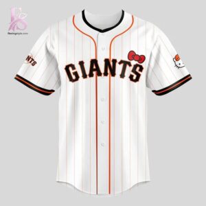 Style made simple with San Francisco Giants 2026 Hello Kitty Day Jersey 2