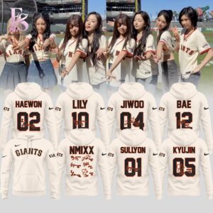 San Francisco Giants x NMIXX Hoodie 1 featuring a versatile design for daily wear