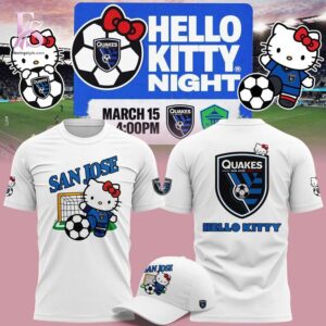 Fashion forward wardrobe staple featured in San Jose Earthquakes Hello Kitty 2026 Hoodie 4 blending simplicity with bold personality