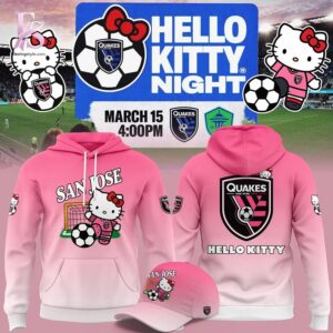 San Jose Earthquakes x Hello Kitty Hoodie 2026 1 highlighting its unique style and everyday comfort