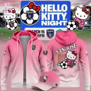 San Jose Earthquakes x Hello Kitty Hoodie 2026 4 highlighting its unique style and everyday comfort