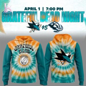 San Jose Sharks Grateful Dead Night 2026 Hoodie 1 featuring a versatile design for daily wear