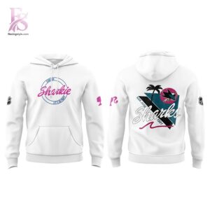 San Jose Sharks x Barbie Collaboration Hoodie 2 crafted for a casual and trendy everyday style