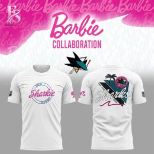 San Jose Sharks x Barbie Collaboration Hoodie 3 crafted for a casual and trendy everyday style