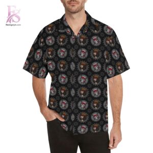 Elegant everyday fashion essential presented in Savy Pirates Hawaiian Shirt 1 suitable for relaxed and smart casual outfits