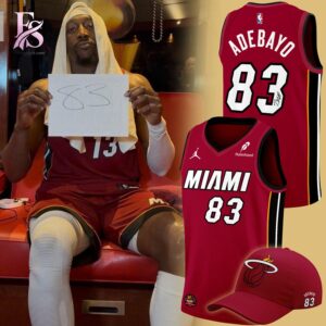 Signed Bam Adebayo Miami Heat exclusive 2026 jerseys 1 designed for a modern and relaxed outfit
