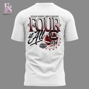 South Carolina Gamecocks 2026 NCAA Women s Final Four T Shirt 3 featuring a versatile design for daily wear