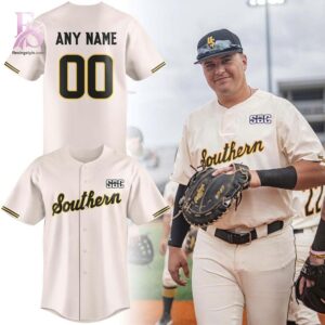 Fashion forward wardrobe staple featured in Southern Miss Baseball Throwback Baseball Jersey 1 1 blending simplicity with bold personality