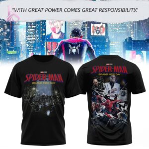 Close-up of Spider Man Brand New Day 2026 Hoodie 3 highlighting smooth finish and modern look.