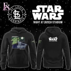Comfortable and breathable clothing shown in St Louis Cardinals 2026 Star Wars Night Hoodie 1 designed for all day wear