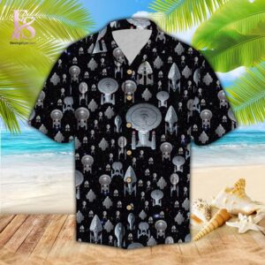 Stylish Star Trek Captain Picard Surfing Hawaiian Shirt 1 product with modern design and comfortable fit