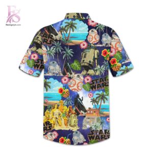 Minimalist fashion design suitable for casual and streetwear looks in Star Wars Tropical 2026 Hawaiian Shirt 3