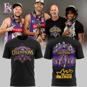 Sydney Kings Champions NBL 2026 T shirt 1 featuring a versatile design for daily wear