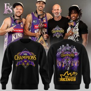 Sydney Kings Champions NBL 2026 T shirt 3 featuring a versatile design for daily wear