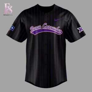 Everyday wardrobe essential presented in TCU Horned Frogs baseball Ranas Cornudas Uniform Jersey 2 suitable for versatile styling options