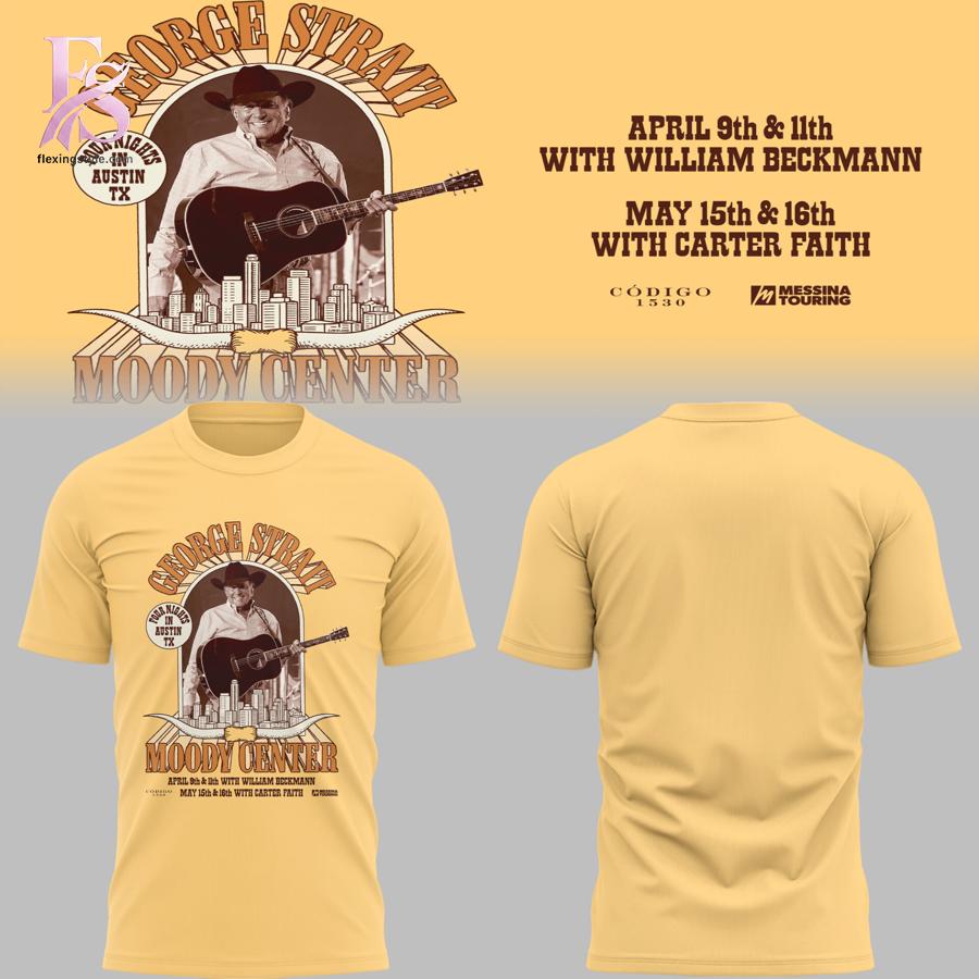 Minimalist fashion design shown in Texas George Strait returns to Moody Center on April Shirt 1 perfect for everyday wear and urban looks