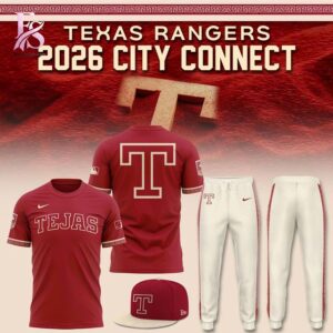 Texas Rangers 2026 City Connect Hoodie 2 shown with a bold look and clean finish