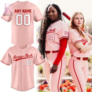 Texas Tech Red Raiders Softball Spring Bloom custom Jersey 1 featuring a versatile design for daily wear