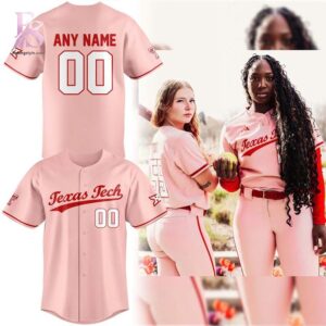 Style made simple with Texas Tech Red Raiders Spring Bloom Night 2026 Personalized Baseball Jersey 1