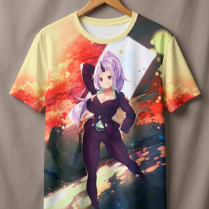 Minimalist fashion design suitable for casual and streetwear looks in That Time I Got Reincarnated as a Slime Shion Shirt