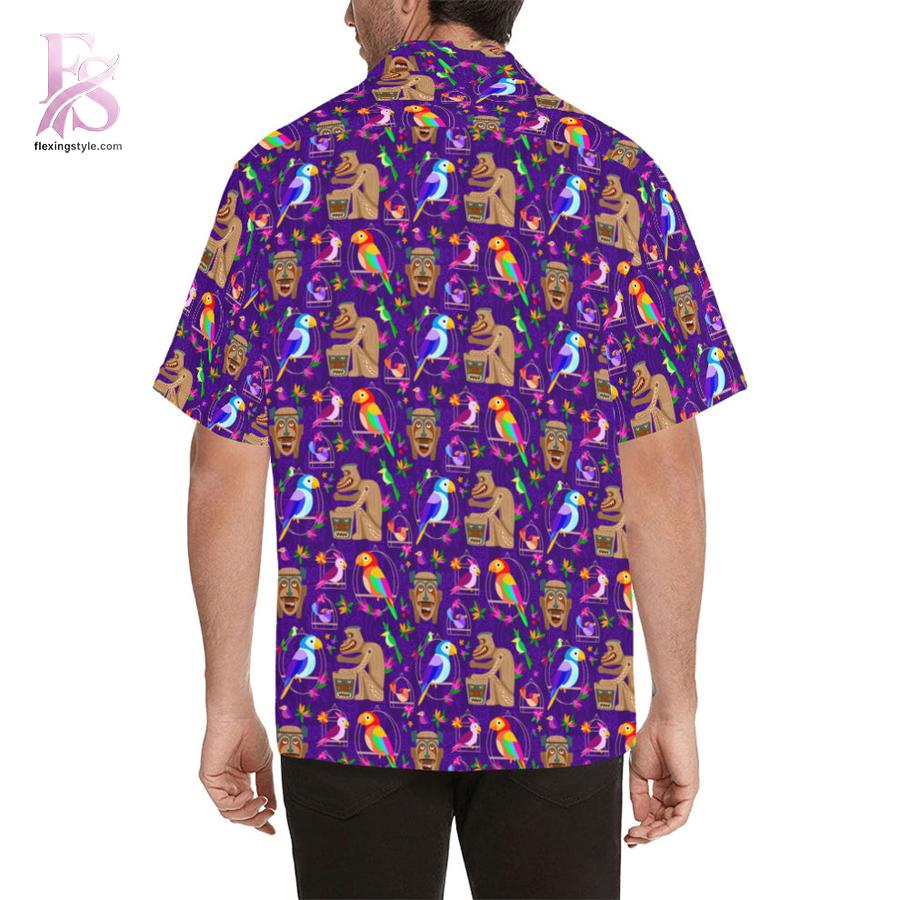 Stylish Tiki Plays The Drums Hawaiian Shirt 2 product with modern design and comfortable fit