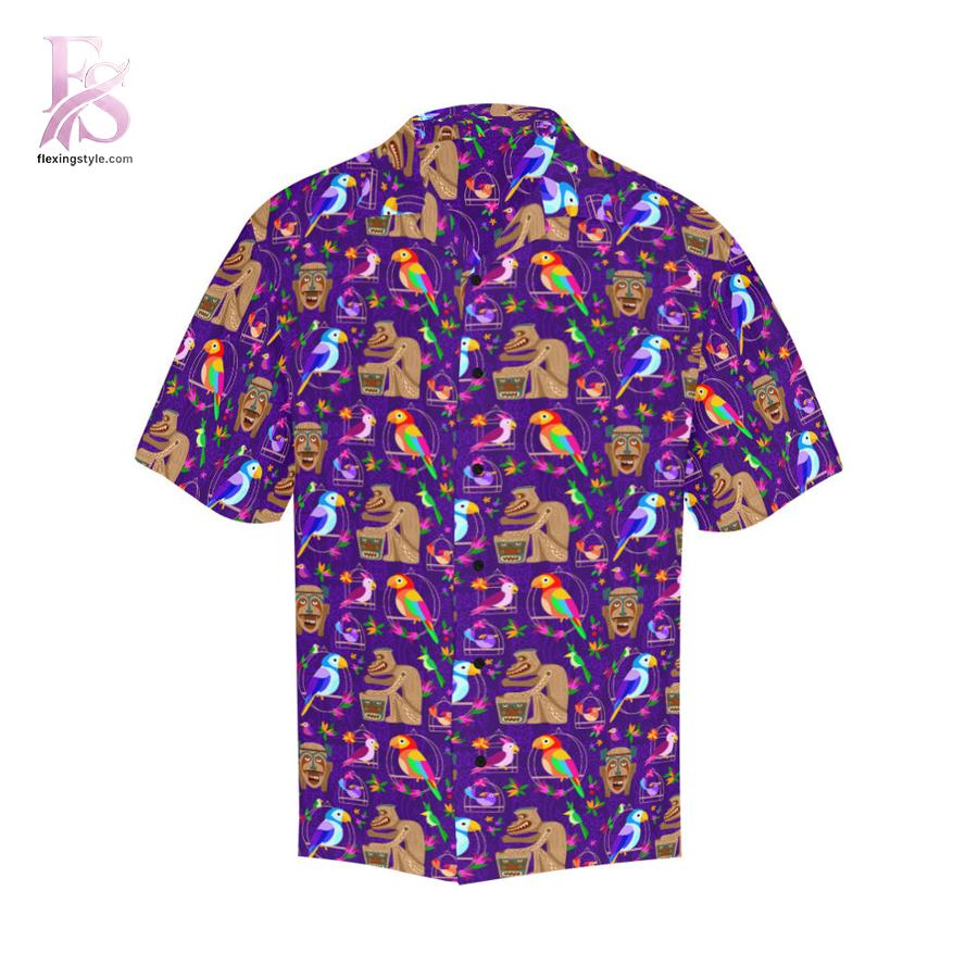 Stylish Tiki Plays The Drums Hawaiian Shirt 3 product with modern design and comfortable fit