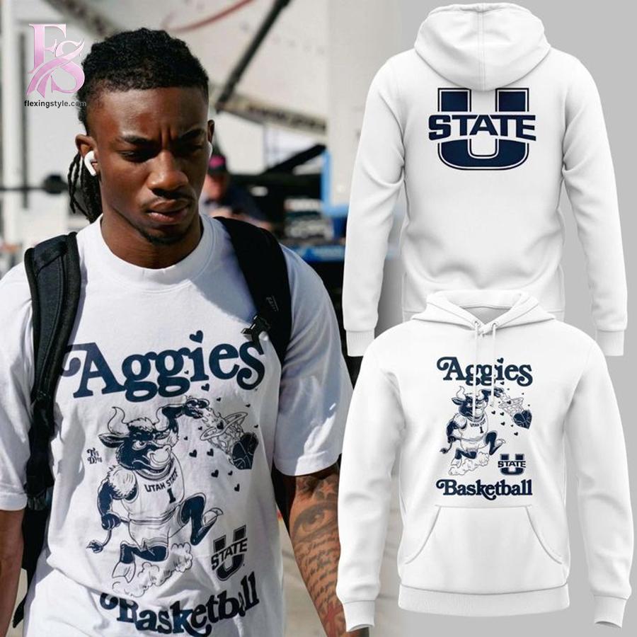 Fashion forward wardrobe staple featured in Utah State Aggies Blue Heart Shirt 2 blending simplicity with bold personality
