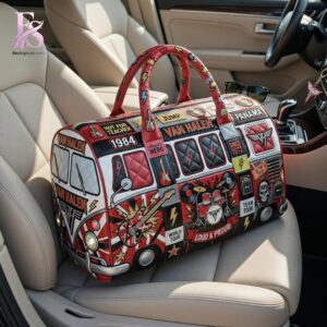Van Halen Quilted Duffle Bag 1 highlighting its unique style and everyday comfort