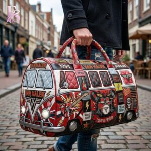 Van Halen Quilted Duffle Bag 2 highlighting its unique style and everyday comfort