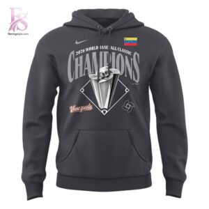 Venezuela World Baseball Classic 2026 Champions Hoodie 2 highlighting its unique style and everyday comfort