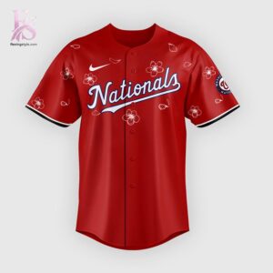 Washington Nationals Japanese Heritage Day Jersey 2 featuring a versatile design for daily wear