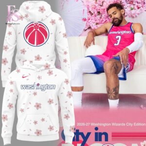 Style made simple with Washington Wizards Cherry Blossom 2026 Hoodie 1