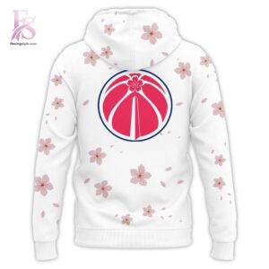 Style made simple with Washington Wizards Cherry Blossom 2026 Hoodie 3