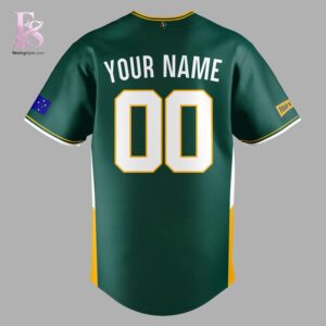World Baseball Classic Australia Team 2026 Jersey 3 highlighting its unique style and everyday comfort