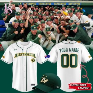 World Baseball Classic Australia Team 2026 Jersey 4 highlighting its unique style and everyday comfort