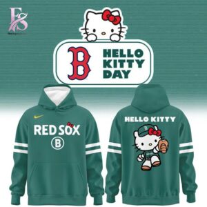 2026 Boston Red Sox x Hello Kitty City Connect Hoodie 1 combines a modern look with comfortable wearability.
