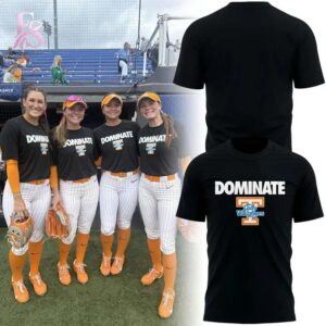 Stylish display of 2026 Dominate Tennessee Volunteers Softball T Shirt 1 with clean details and trendy look.