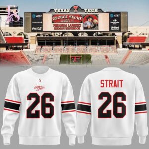 Stylish fashion apparel with modern casual design and comfortable everyday fit 2026 George Strait Texas Tech Hoodie 2